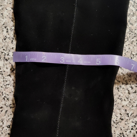 Aqua College Women’s Black Waterproof Tori Square toe Stacked Heel Zip-up - Picture 8 of 8